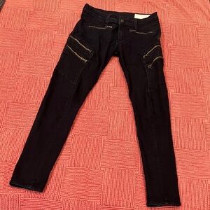 Rag & Bone waist 30 length 29 1/2” midnight dark blue skinny Jeans